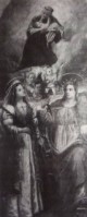 6) del pittore A. Favaro la pala, 200x87, con sant’Antonio da Padova, sant’Agnese e santa Barbara;.jpg
