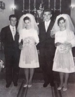 15) doppio e ultimo matrimonio celebrato nella chiesetta di California il 10 ottobre 1966;.jpg