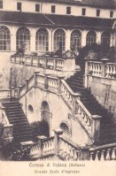 4) Certosa di Vedana (Belluno) - Grande scala d'ingresso, anno 1914.jpg
