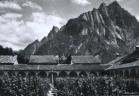 41) Certosa di Vedana - Chiostro - Sospirolo BL - Anni '60.jpg