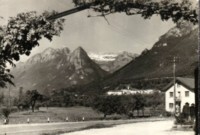58) Belluno Peron di Sedico e la Certosa di Vedana anno 1955.jpg