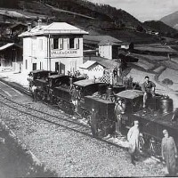 29o) Cortina - Primi anni '20 , il trenino 29o) andava ancora a vapore..jpg