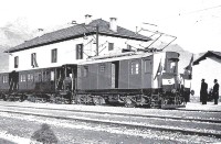01b) Treno inaugurale in partenza dalla stazione di Bribano - 11 gennaio 1925.jpg