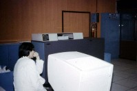 12..Il Centro Elaborazione dati della SpA anno 1979 (CED-DSI) Arcari Dario, si intravvede la stampante IBM-3211..jpg