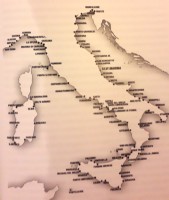 163) Cartina dei porto italiani. Roseto ha un piccolo porto sulla foce del fiume Vomano. Silvi non ha un porto e le operazioni di pesca avvenivao in spiaggia..jpg