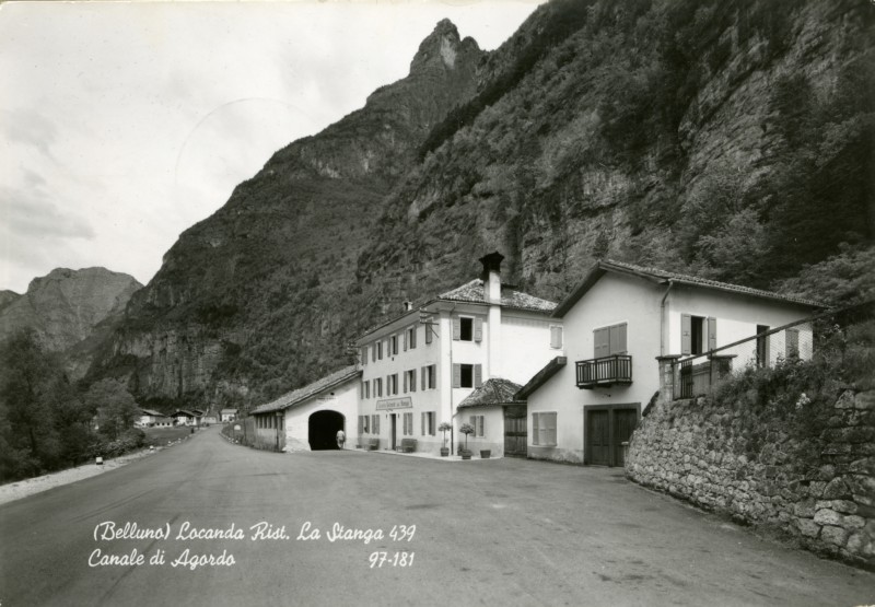 56) AGORDO - Locanda Rist. La Stanga 439 Canale di Agordo n- anno 1973.jpg