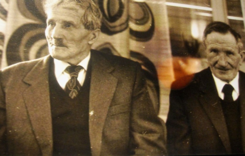88) Anni '80 - Personaggi di Roncoi e San Gregorio - Fratelli Luigi (Moscon) e Mosè Argenta..jpg