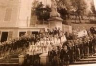 22-Anno 1938 monumento ai caduti piazza San Gregorio, manifestazione patriottica..jpg