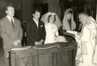 04-Matrimonio Casanova Arduino e Giustina Budel, compari Aldo Fregona e Mariangela Roncada, anno 1963.jpg