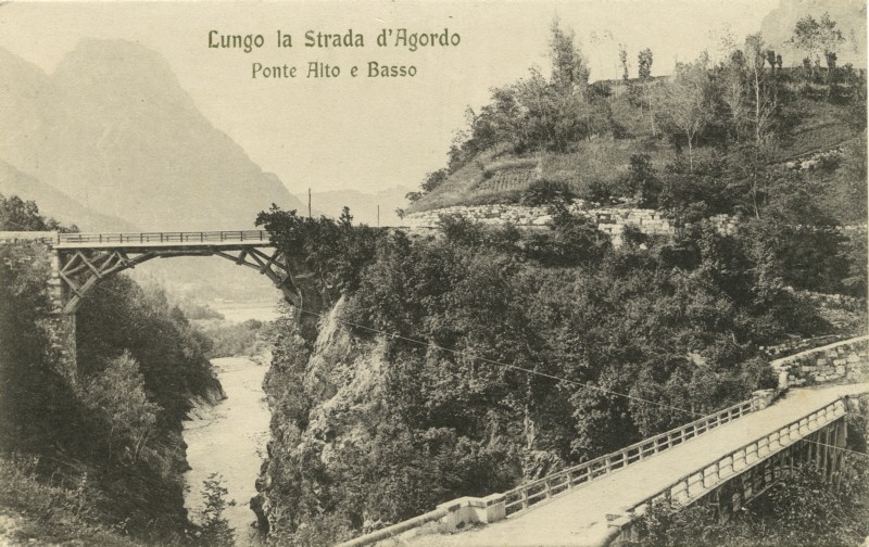 13a) AGORDO - Lungo la strada di Agordo Ponte Alto e Basso..jpg