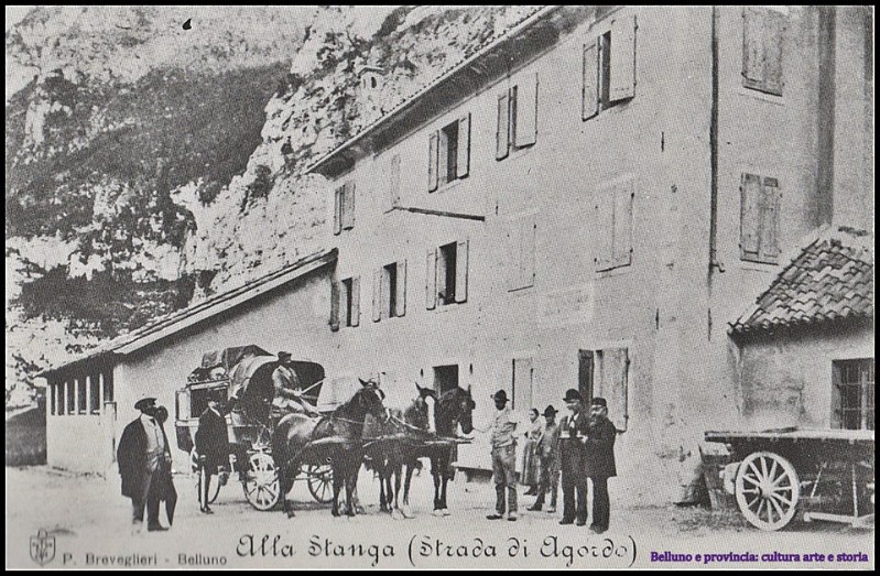 70) La Stanga è un po' la porta dell’Agordino. Ancora prima della costruzione della Locanda avvenuta nel 1865, qui gli animali pagavano il pedaggio..jpg