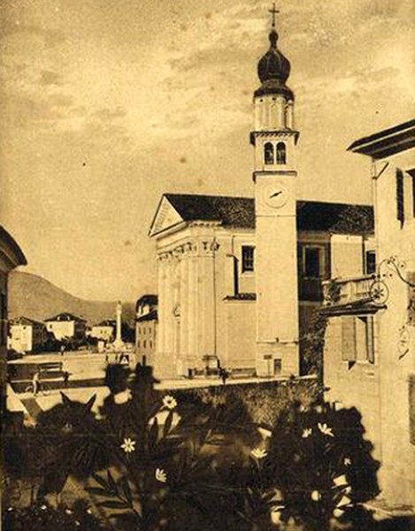 24-Santa Giustina m. 302 - Chiesa Arcipetrale anni '30.jpg
