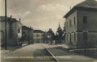 59-Santa Giustina bellunese - viale stazione ferroviaria anno 1960.jpg