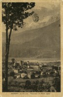 14) Agordo - m. 611 s. m. - Panorma col Monte Agner - anno 1934..jpg