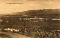 12-Santa Giustina-09 panorama da col Cumano con il fiume Piave e il Nevegal, anno 1915.jpg