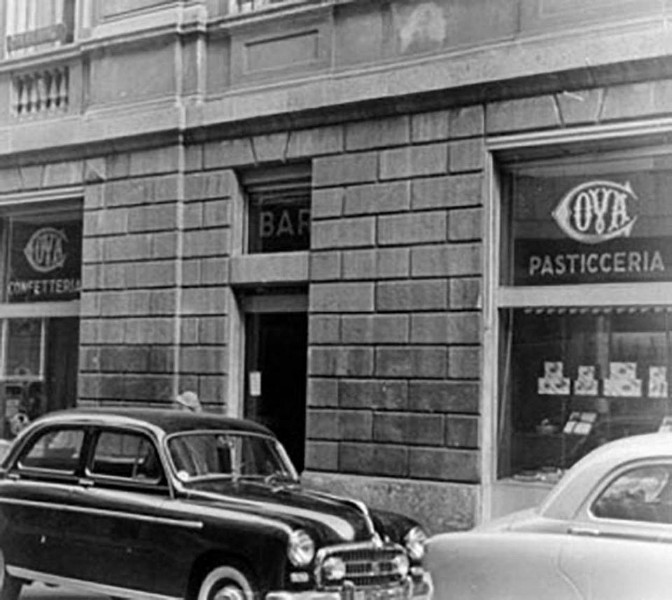 117) Buongiorno brioscina - Una vecchia Fiat 1400... e pensare che oggi i prodotti Cova li trovi anche nei supermercati. È finita la poesia.jpg