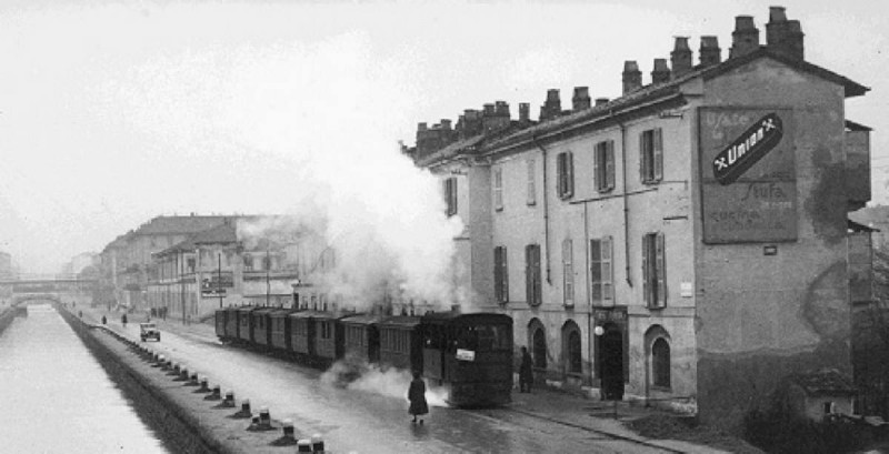 92) Il Gamba de Legn via Ascanio Sforza - Sempre nostalgiche e belle le foto Cont el Gamba de Legn detto anche -SGIC-.jpg