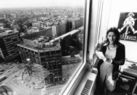 29) Da un ufficio del grattacielo Pirelli, anni '70..jpg