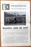 69) 1958 OPUSCOLO RELIGIOSO L'ECO COLONIA B.TOMITANO VELLAI DI FELTRE BELLUNO.jpg