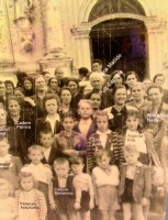158) Fine anni '40 - Gruppo di San Gregorio in pellegrinaggio alla Madonna di Monte Berico..jpg