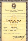 9a) Diploma di qualifica di Motorista navale conseguito a Porto Garibaldi il 16 Giugno 1966 (Scuola Isola di San Giorgio Venezia)..jpg
