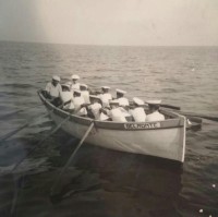 422) E.N.A.O.L.I. Porto Garibaldi, allievi durante una lezione in mare.JPG