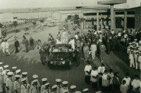 446-PORTO GARIBALDI anni'50 la Madonna portata in processione sul camioncino di Germote.jpg