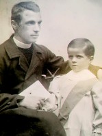 1) Don GIULIO GAIO (rettore santuario s.vittore) e suo nipote BEE ISIDORO cesiomaggiore...jpg