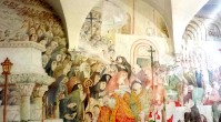 22) Calabrò quarant'anni fa ebbe l'incarico da don Giulio Gaio di dipingere la processione dei 20 mila feltrini che nel 1943 invocarono la fine della guerra..jpg