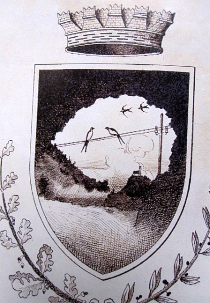 56-Antico stemma di Sospirolo, la chiesetta di S.Giuliana lungo la strada del canale del Mis..jpg