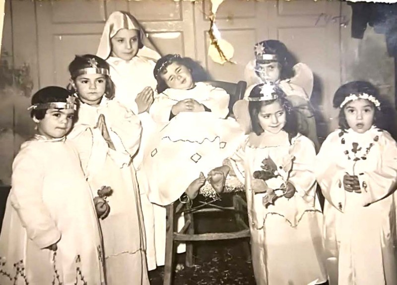 210b- Recita di Natale all' asilo a Lagosanto (FE) anno 1954.jpg