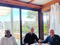 3) Ritrovo ex Enaoli 7 Maggio 2023- da sn Oreste Scippa, Gianni Gislon e Oliviero Primaverini.jpg