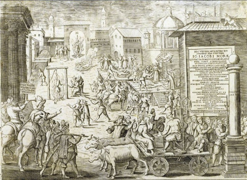 25) 12 novembre 1641, vengono bruciate alla Vetra come streghe Anna Maria Pamolea, padrona, e Margarita Martignona, sua serva. Sono le ultime due streghe condannate a Milano.jpg