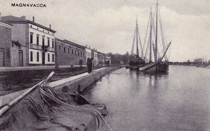 37h1-Primi del Novecento - Magnavacca - La strada del Porto canale doveva chiamarsi Largo Garibaldi o Viale Garibaldi.JPG